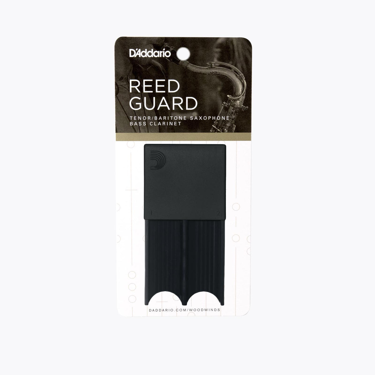 REED GUARD FOR TENOR/BARITONE SAX AND BASS CLARINET - BLACK