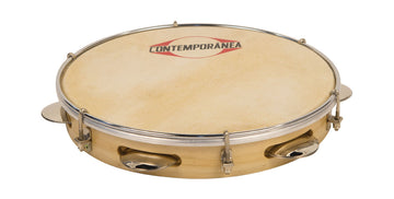 C-PB10-01 - Pandeiro Pro Series 10" - Animal Skin