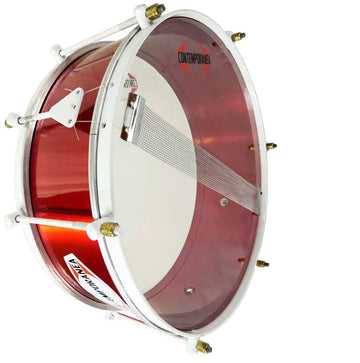 Caixa 14" x 15cm - 6 tension rods - snare wires - Light - Red - edition ALEGRIA