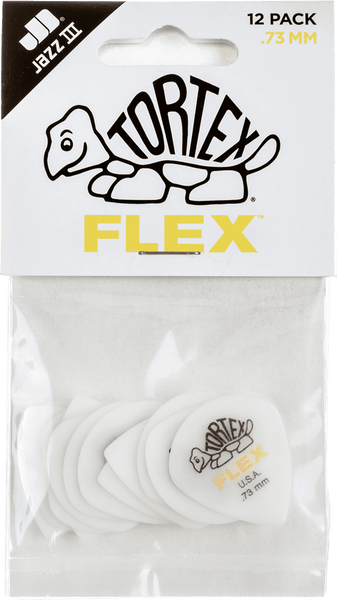 Dunlop 12 x 0,73mm Tortex Flex Jazz III