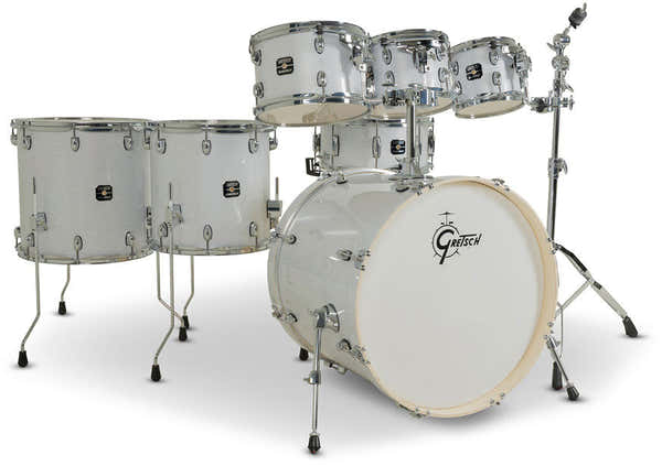 Drum Set Energy White Pearl