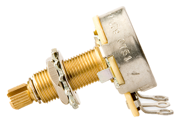 PARTS 500K OHM AUDIO TAPER POTENTIOMETER LONG SHAFT