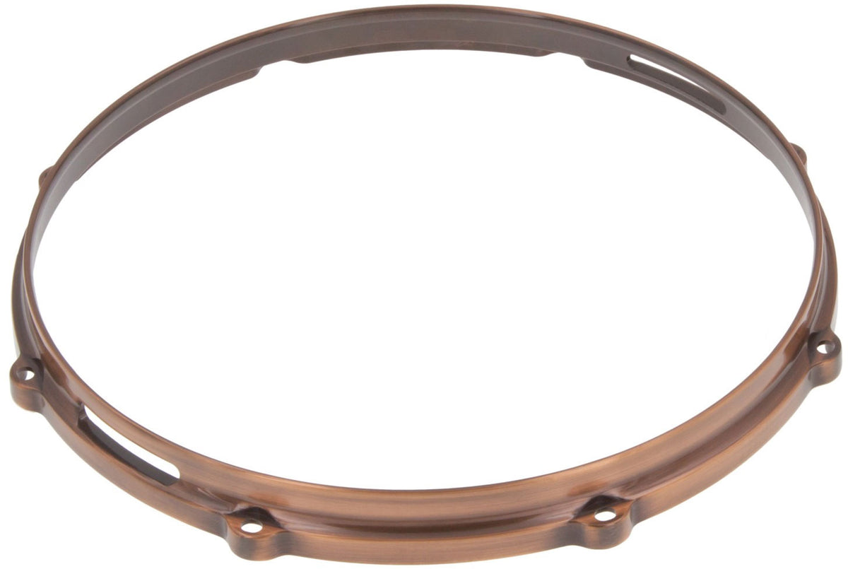 Hdc3-14-8Svbc 14" 8 Holes Snare Side 3Mm Die Cast Drum Hoop Vintage Brushed Copper