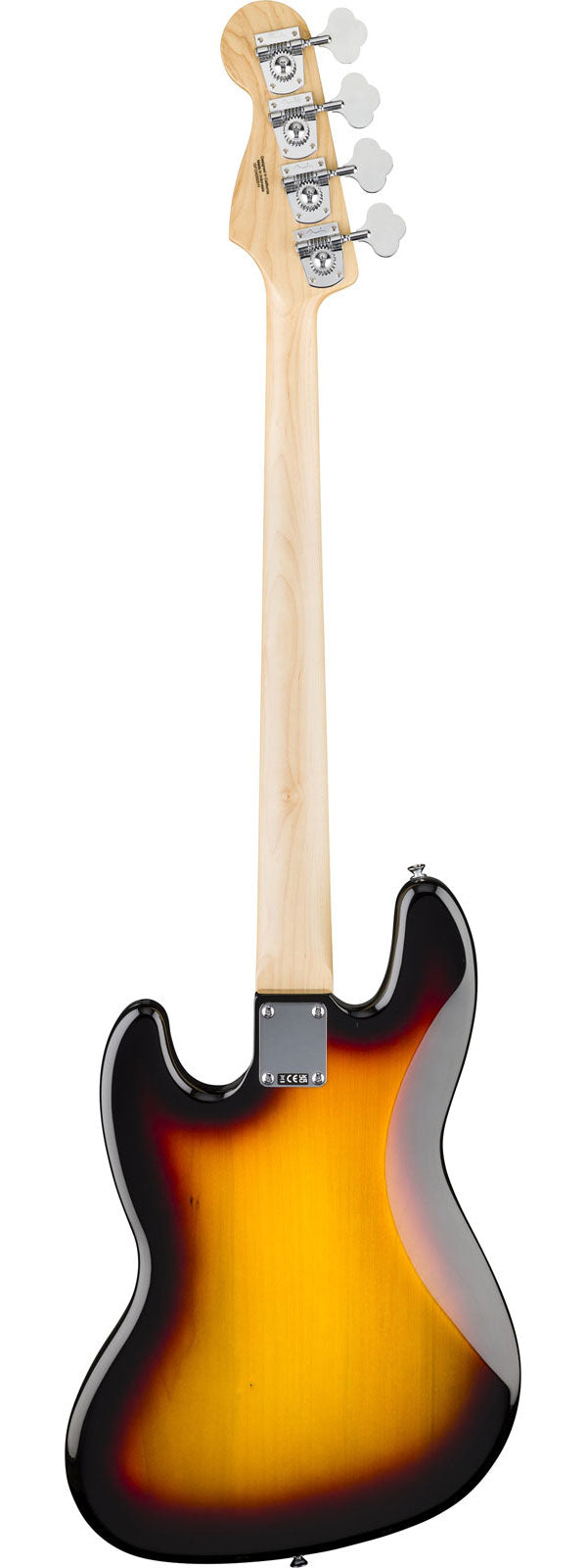 Standard Jazz Bass LRL White Pickguard 3-Color Sunburst
