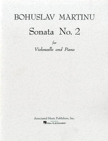 Martinu Bohuslav - Sonate N°2 - Violoncelle et Piano
