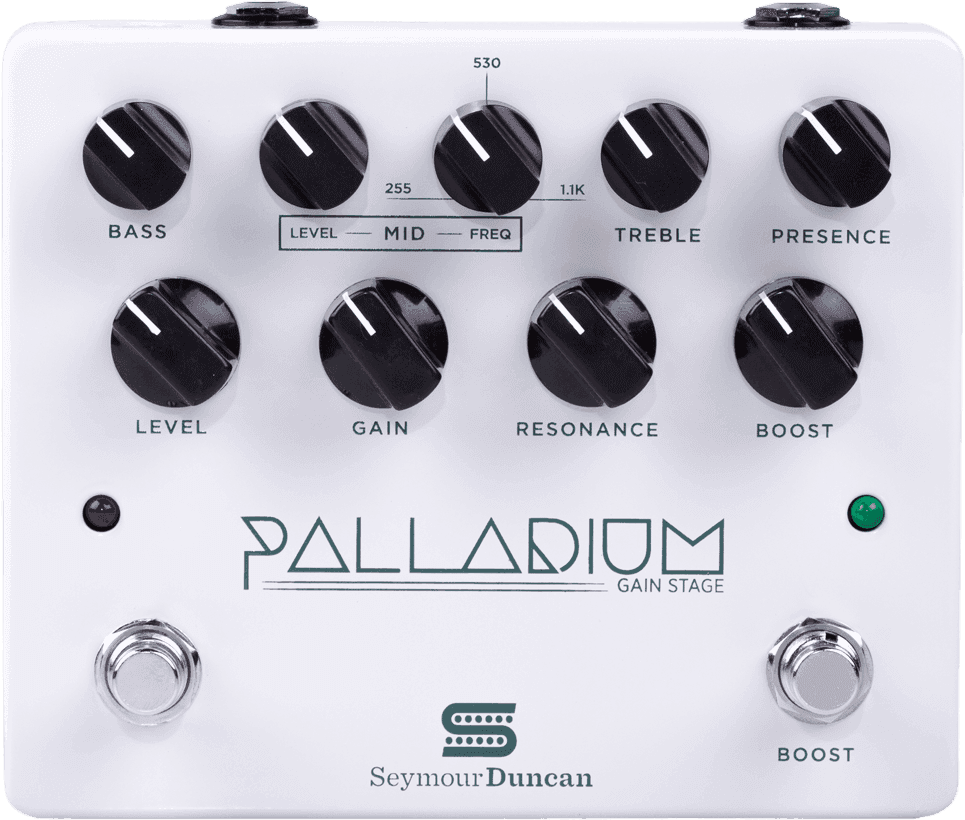 BOOST EFFECT PALLADIUM GAIN STAGE, WHITE