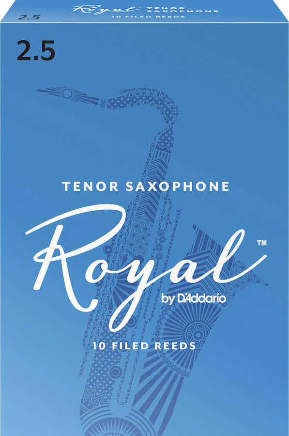 ROYAL TENOR SAXOPHONE REEDS 2.5