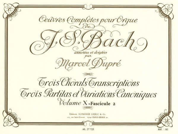 Leduc Oeuvres Complètes Pour Orgue Volume 10,2