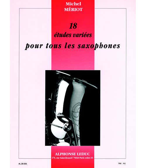 Leduc Meriot Michel - 18 Etudes Variees