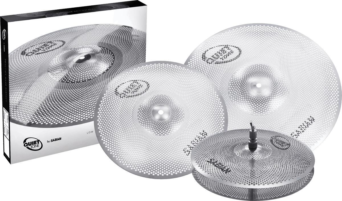 QTPC502 - QUIET TONE SILENT CYMBALS SET 13 - 14 - 18"