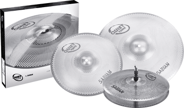 QTPC502 - QUIET TONE SILENT CYMBALS SET 13 - 14 - 18"