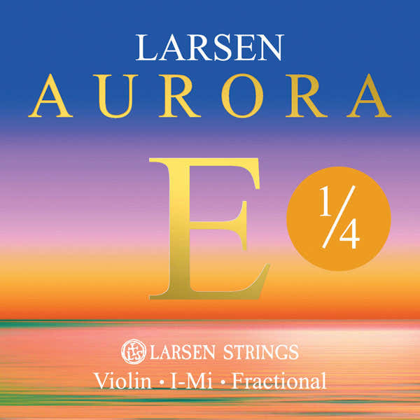 Larsen Strings AURORA VIOLIN STRINGS E 1/4 BALL END MEDIUM