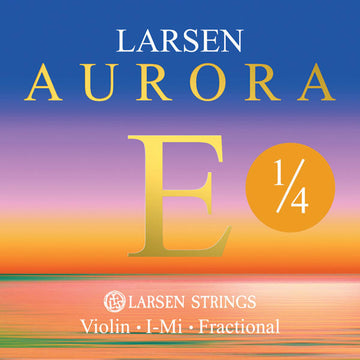 AURORA VIOLIN STRINGS E 1/4 BALL END MEDIUM