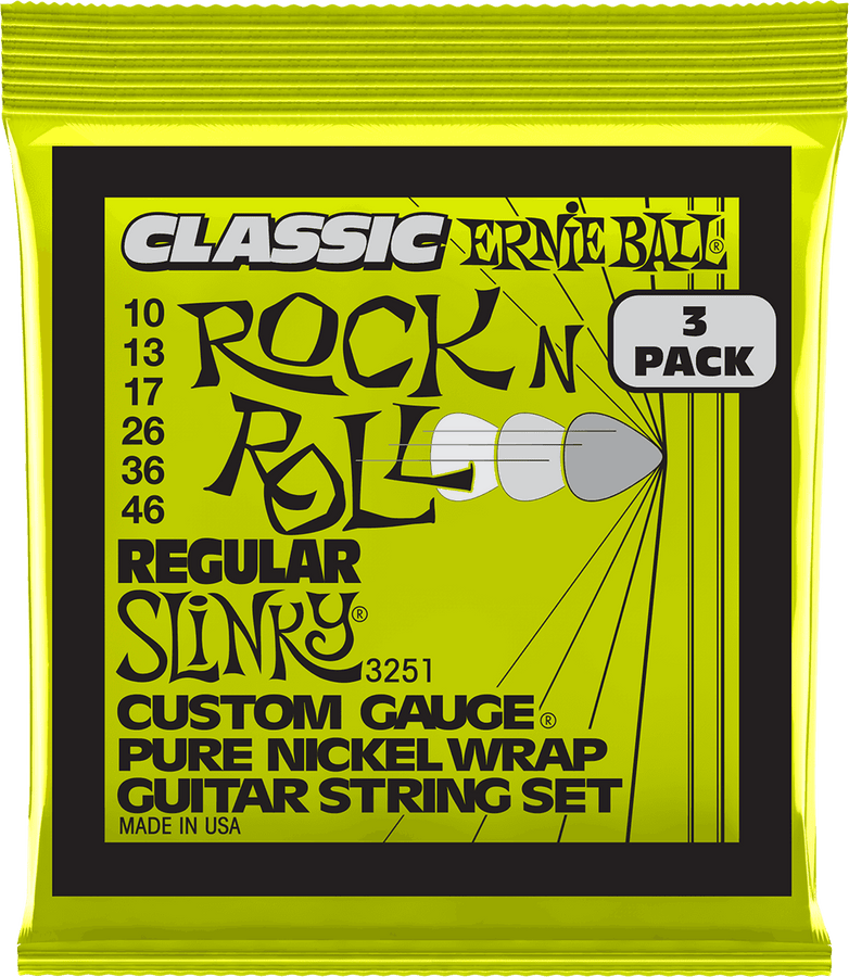 3251 Classic RNR Regular Slinky 10-46 Pack of 3