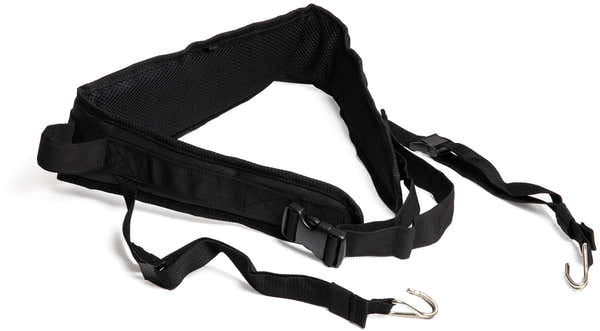 Contemporanea Padded nylon waist strap adjustable 2 open hooks M/L