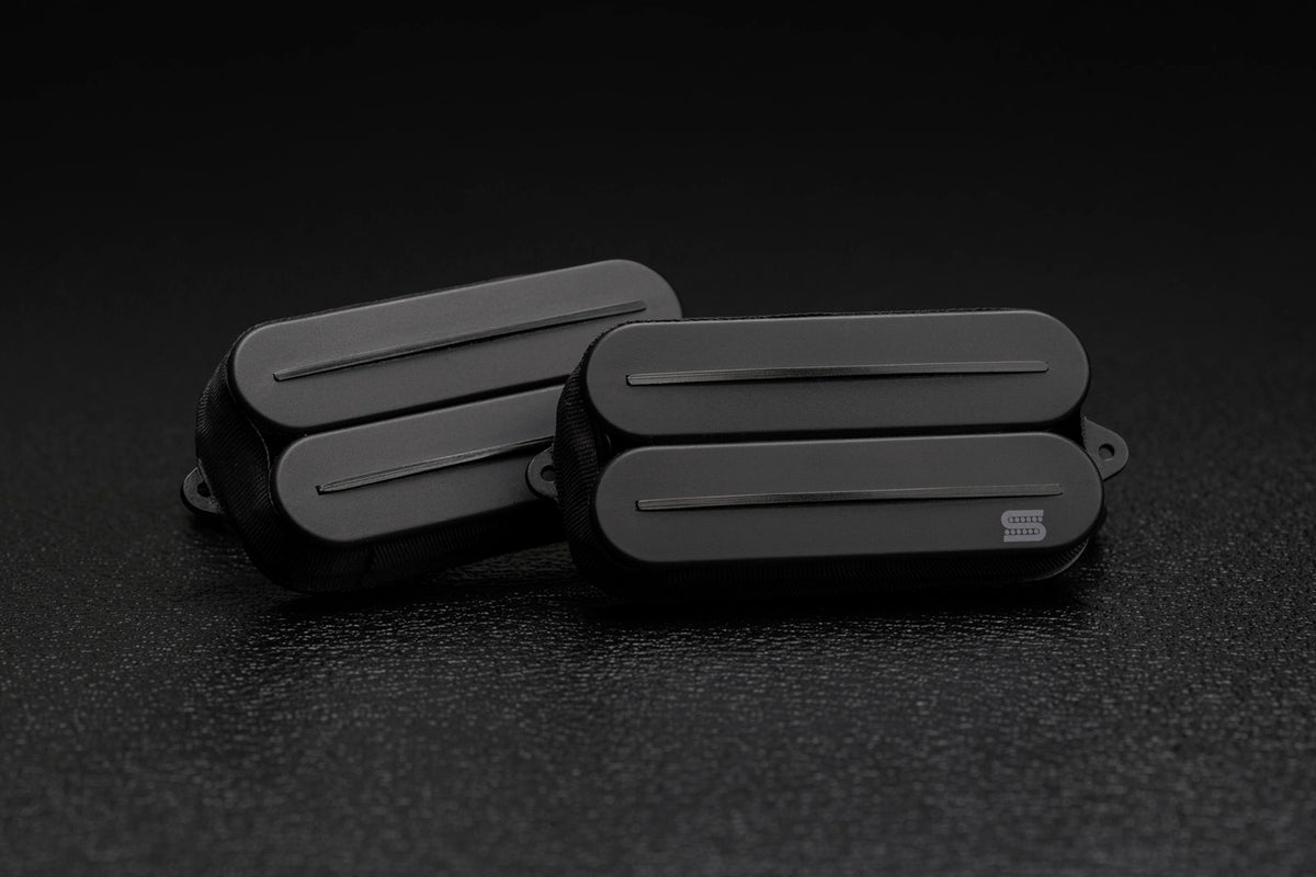 Humbucker Black Jupiter Rails, Wes Hauch Signature, Set, Black