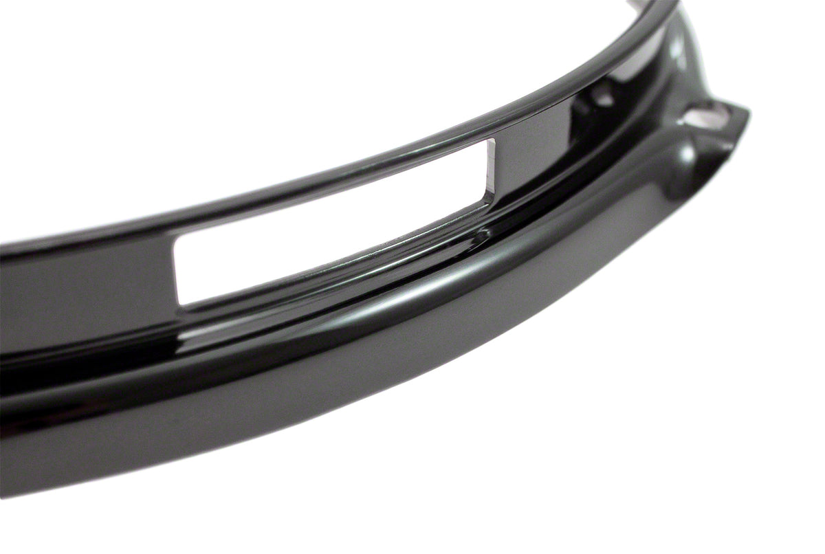 H30-14-10SBK - 14" 10 HOLES SNARE SIDE BLACK 3.0MM SUPER TRIPLE FLANGE DRUM HOOP