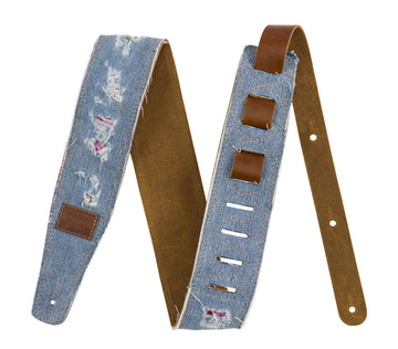 x Wrangler Ripped Denim Strap Indigo