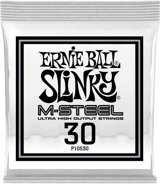 Ernie Ball .030 M-STEEL WOUND ELECTRIC GUITAR STRINGS