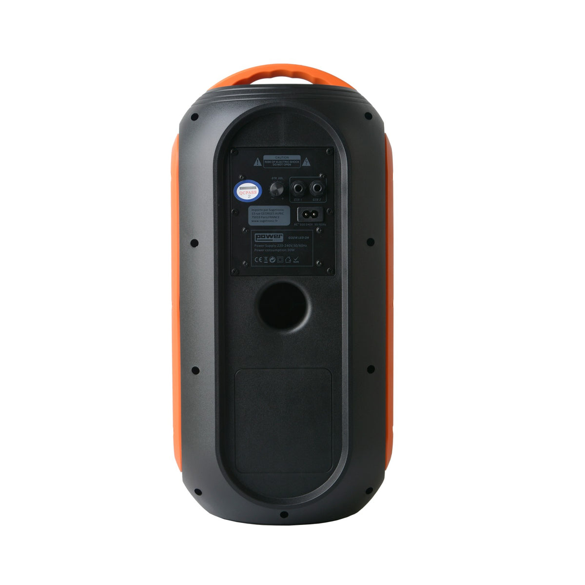 GOZIK LED ORANGE - PORTABLE LED SOUND SYSTEM