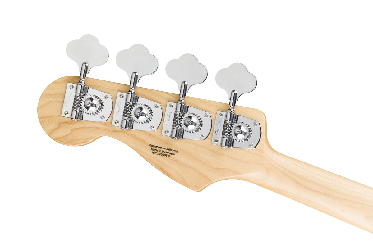 Standard Jazz Bass LRL White Pickguard 3-Color Sunburst