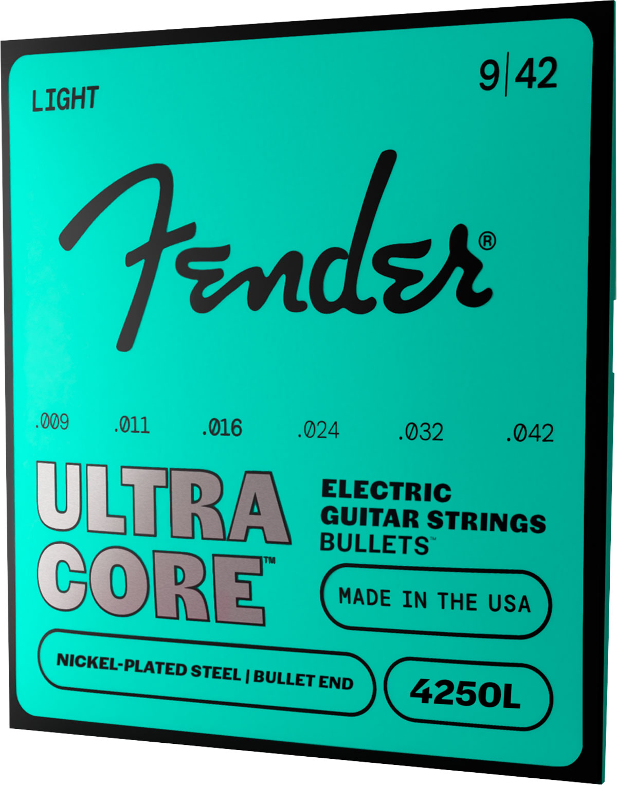Ultracore Nickel-Plated Steel, Bullet End, 4250L 09-42, (6)