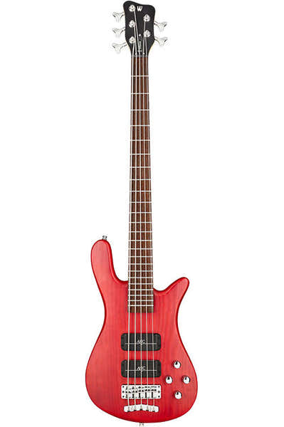 Warwick Bass Streamer Standard 5 Burgundy Red Satin
