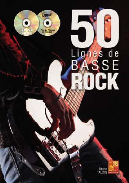 Play Music Publishing Tauzin B. - 50 Lignes De Basse Rock + CD