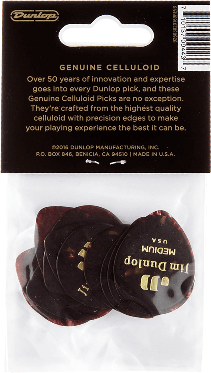 12 x Genuine Celluloid Medium