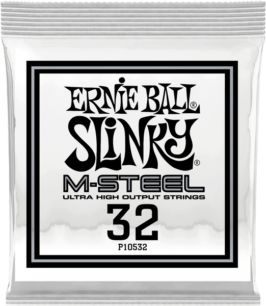 Ernie Ball .032 M-STEEL WOUND ELECTRIC GUITAR STRINGS