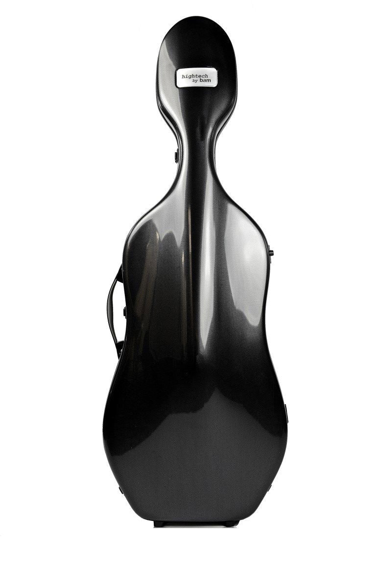 HIGHTECH 3.5 COMPACT CELLO CASE - BLACK CARBON LOOK