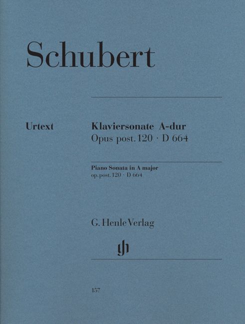 Schubert F. - Piano Sonata A Major Op. Post. 120 D 664 - Piano