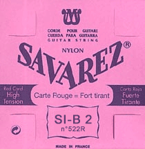 Savarez 522R B-2 Red Card Heavy Tension (Unit)