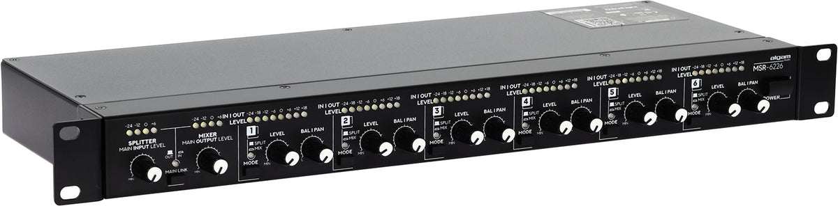 MSR 6226 - rack-mountable 6-in-2 mixer / 2-in-6 splitter