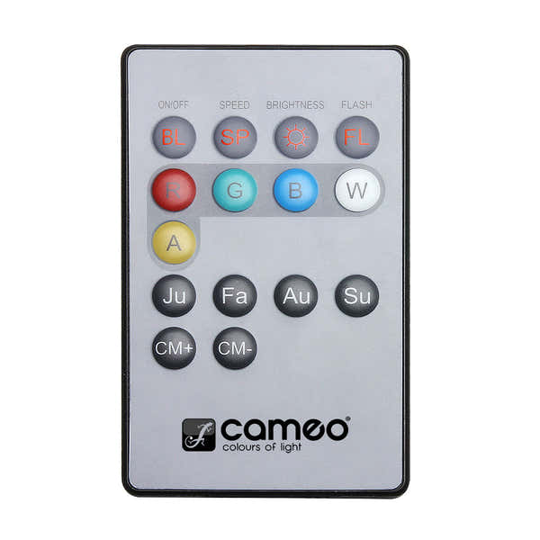 Cameo FLAT BY CAN REMOTE - INFRARED REMOTE CONTROL FOR PROJECTOR BY CAN