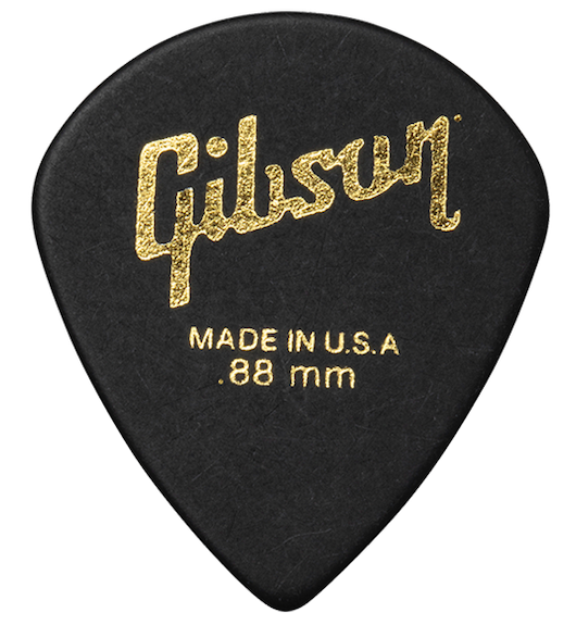 Gibson Accessories Modern Guitar Picks 6 Pack Black .73Mm Guitar Picks