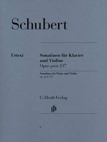 Schubert F. - Sonatinas For Piano And Violin Op. Post. 137