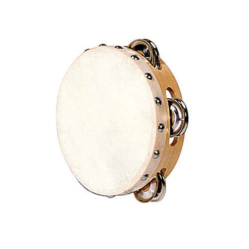 Tambourine Natural Skin 15 CM + Jingles