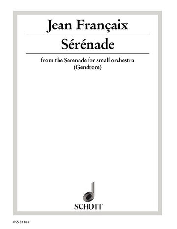 Françaix - Sérénade - Violoncelle et Piano