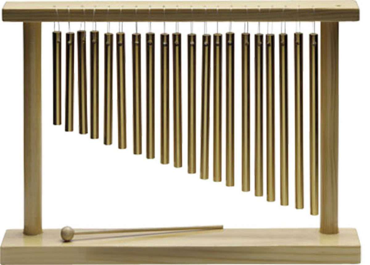 Bar Chimes 20 Bars on Wooden Mount