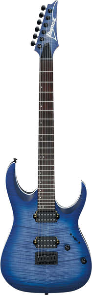 RGA42FM-BLF Blue Lagoon Burst Flat Axe