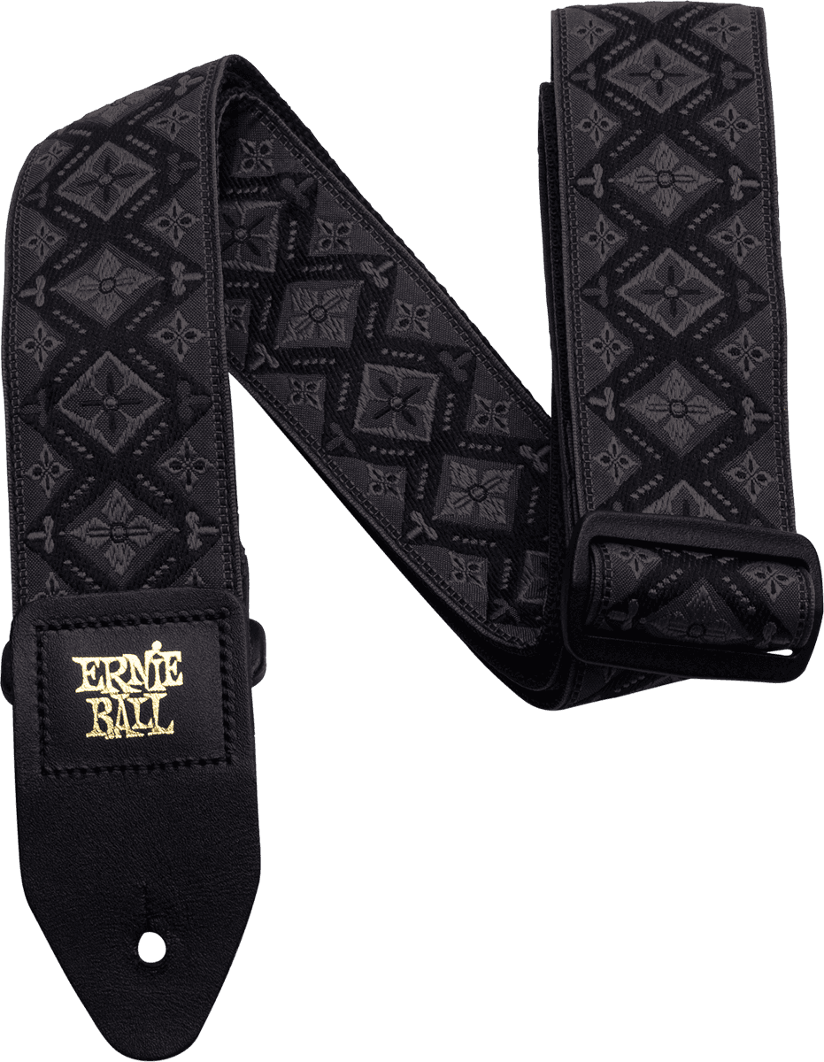 STRAP DE GUITARE JACQUARD REGAL BLACK