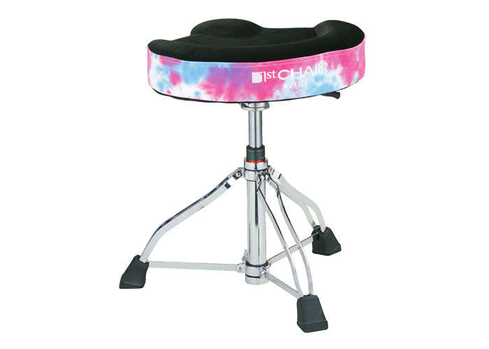 HT550TDPS Drum Throne 1ST Chair Glide Rider Fluorescent Pink Sky Seat