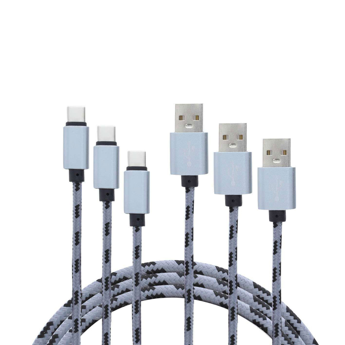 USBA-miUSB Pa - Pack 3 USB / Micro USB Cables BL