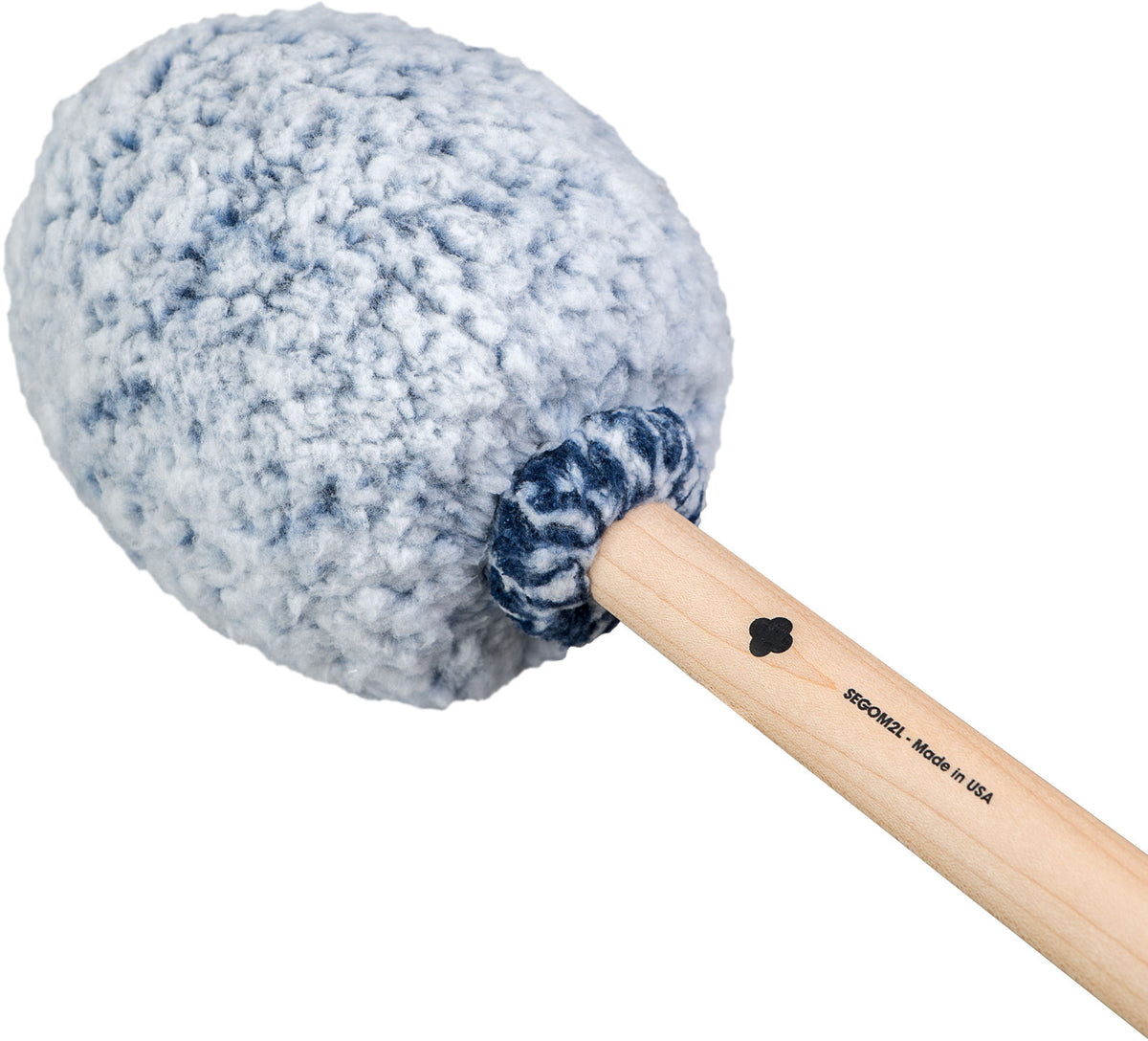 Gong Mallet Vikrampal Deep Earth - Large, Frosted Blue