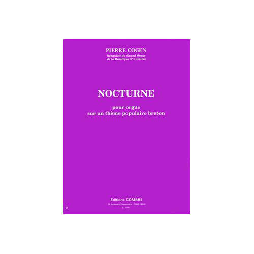 Combre Cogen - Nocturne Thème Popul. Breton - Orgue