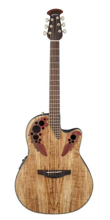 Celebrity Elite Plus Mid Cutaway Natural Spalted Maple