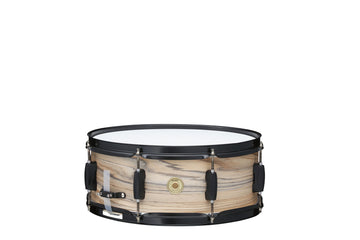 WOODWORKS 14X5.5 SNARE DRUM NATURAL ZEBRAWOOD WRAP