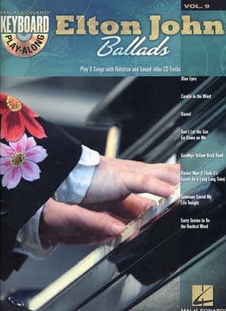 Hal Leonard Keyboard Play Along Vol.9 Elton John Ballads + Cd - Piano Ch