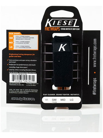 FretWraps Kiesel Black - Small